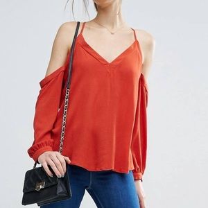 ASOS Cold Shoulder Top